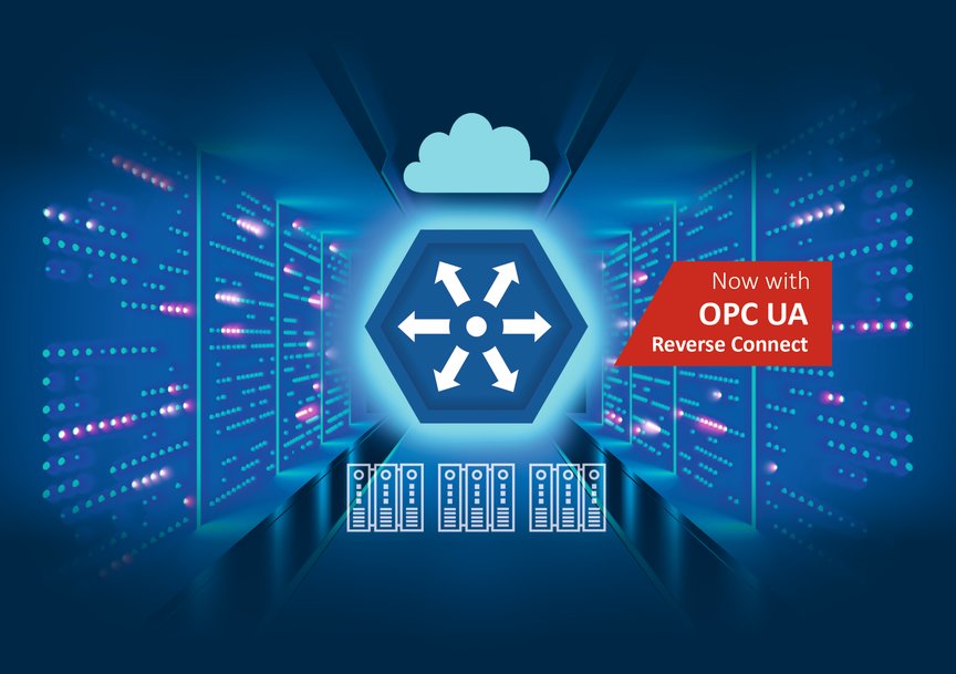 dataFEED OPC Suite Extended from Softing offers additional security for data integration with OPC UA Reverse Connect